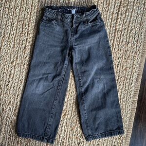 Cat & Jack Charcoal Wide-Leg Denim for Girls